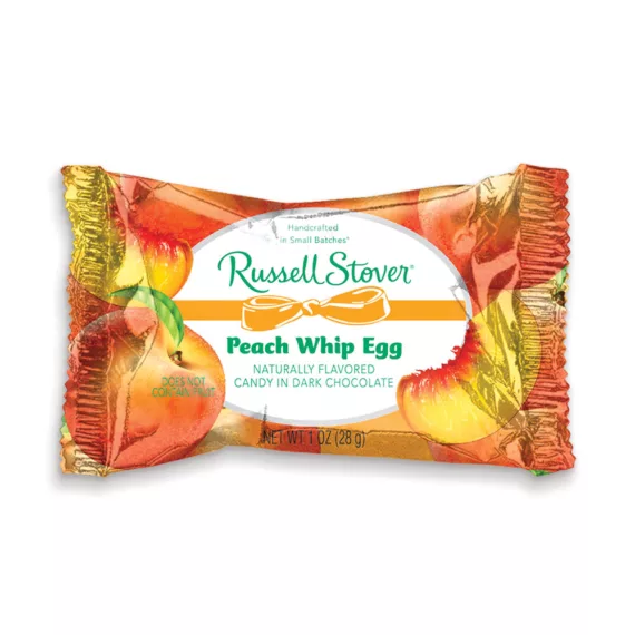 1 Oz. Dark Chocolate Peach Whip Eggs