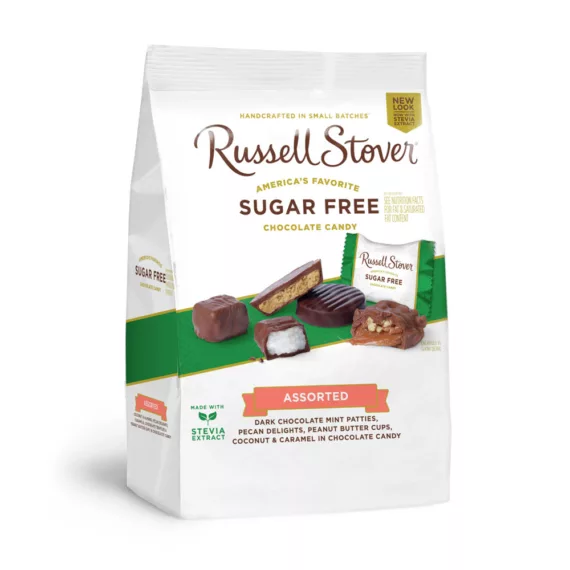 3 Sugar Free 17.85 Oz. Bags 6988 | Build A Box | Chocolates | By Russell Stover - Flowerica®