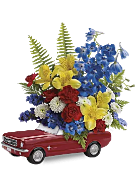 '65 Ford Mustang Bouquet | Mixed Bouquets | Same Day Flower Delivery | Multi-Colored | Teleflora