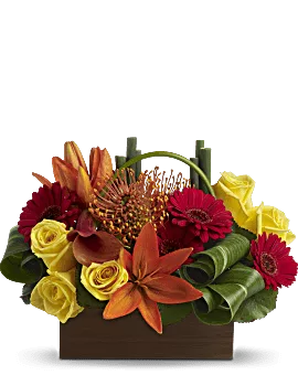 Bamboo Getaway | Mixed Bouquets | Same Day Flower Delivery | Multi-Colored | Teleflora
