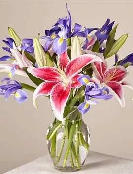 Belle of the Ball Bouquet with Vase