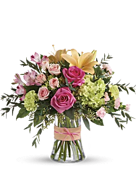 Blush Life Bouquet | Mixed Bouquets | Same Day Flower Delivery | Pink | Teleflora