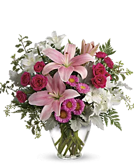 Blush Rush Bouquet | Mixed Bouquets | Same Day Flower Delivery | Multi-Colored | Teleflora