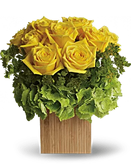 Box Of Sunshine | Mixed Bouquets | Same Day Flower Delivery | Yellow | Teleflora