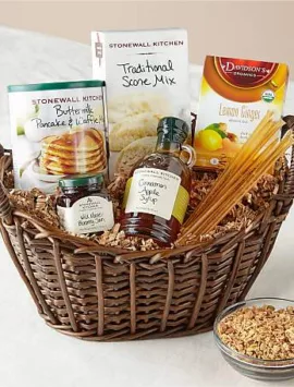 Breakfast in Bed Gift Basket