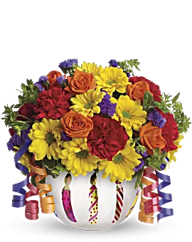 Brilliant Birthday Blooms | Mixed Bouquets | Same Day Flower Delivery | Multi-Colored | Teleflora