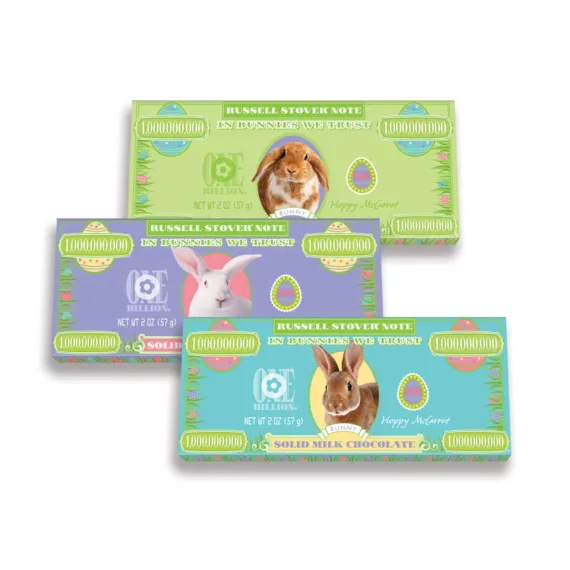 Bunny Money Solid Milk Chocolate Bar