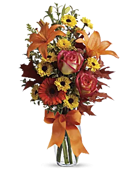 Burst Of Autumn | Mixed Bouquets | Same Day Flower Delivery | Multi-Colored | Teleflora