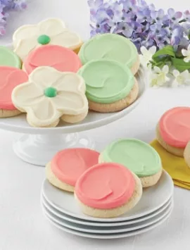 Buttercream Frosted Cut-Out Cookies - 12 Cutout