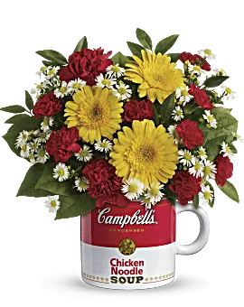 Campbell'sÂ® Healthy Wishes Bouquet | Mixed Bouquets | Same Day Flower Delivery | Multi-Colored | Teleflora
