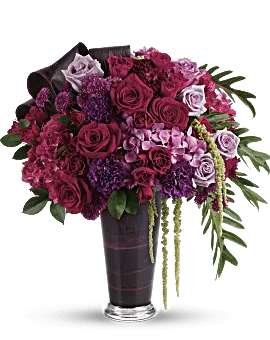 Cascading Elegance Bouquet | Mixed Bouquets | Same Day Flower Delivery | Red | Teleflora