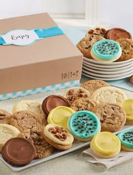 Cheryls Cookie Gift Boxes - 36 Cookies Box 36Pc Congrats