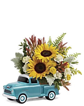 Chevy Pickup Bouquet | Mixed Bouquets | Same Day Flower Delivery | Multi-Colored | Teleflora