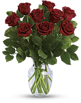 Classic Romance Bouquet | Roses | Same Day Flower Delivery | Red | Teleflora