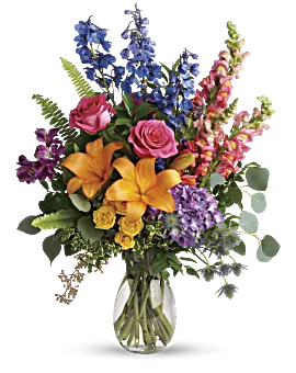 Colors Of The Rainbow Bouquet | Mixed Bouquets | Same Day Flower Delivery | Multi-Colored | Teleflora