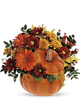 Country Pumpkin | Mixed Bouquets | Same Day Flower Delivery | Multi-Colored | Teleflora