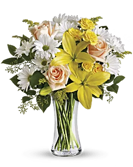 Daisies And Sunbeams Bouquet | Mixed Bouquets | Same Day Flower Delivery | Yellow | Teleflora