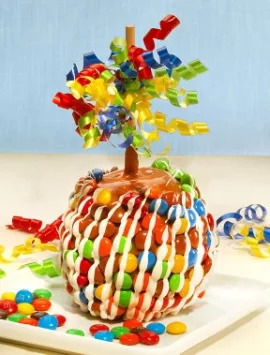 Delightful Caramel Apple With Candies