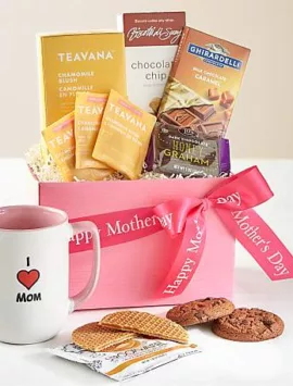 Deluxe Mother's Day Tea & Treats Gift Box