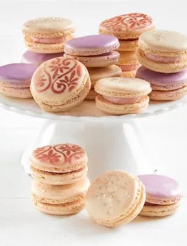 Diamonds & Rose 15 Pc Macarons Asst Diamod Rose15Pc