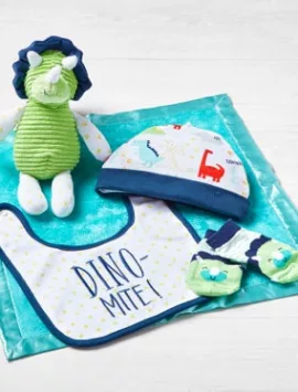 Dinosaur 5 Piece Welcome Home Gift Set 5Pc