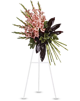 Elegant Tribute Spray | Mixed Bouquets | Same Day Flower Delivery | Pink | Teleflora
