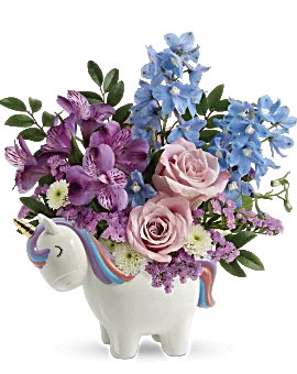 Enchanting Pastels Unicorn Bouquet | Mixed Bouquets | Same Day Flower Delivery | Multi-Colored | Teleflora