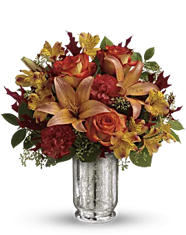 Fall Blush Bouquet | Mixed Bouquets | Same Day Flower Delivery | Multi-Colored | Teleflora