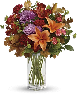Fall Brights Bouquet | Mixed Bouquets | Same Day Flower Delivery | Orange | Teleflora