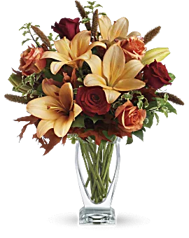 Fall Fantasia | Mixed Bouquets | Same Day Flower Delivery | Orange | Teleflora