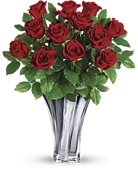 Flawless Romance Bouquet | Roses | Same Day Flower Delivery | Red | Teleflora