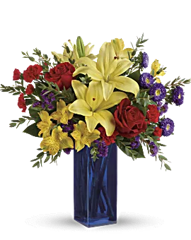 Flying Colors Bouquet | Mixed Bouquets | Same Day Flower Delivery | Multi-Colored | Teleflora
