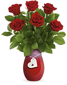 Forever Charming Bouquet | Roses | Same Day Flower Delivery | Red | Teleflora