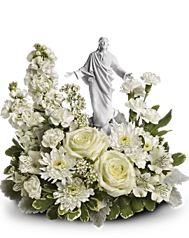 Forever Faithful Bouquet | Mixed Bouquets | Same Day Flower Delivery | White | Teleflora