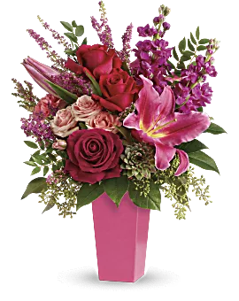 Forever Fuchsia Bouquet | Mixed Bouquets | Same Day Flower Delivery | Pink | Teleflora