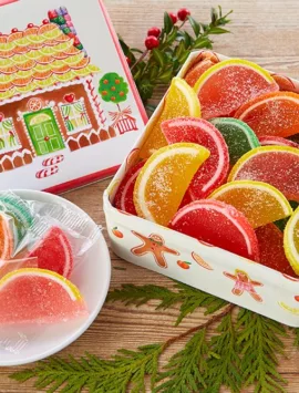 Fruit Slices in Gingerbread tin