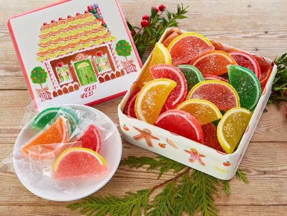 Fruit Slices in Gingerbread tin