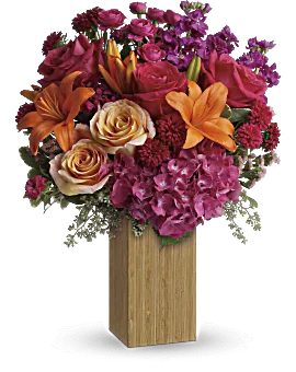 Fuchsia Fantasy Bouquet | Mixed Bouquets | Same Day Flower Delivery | Multi-Colored | Teleflora
