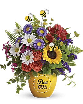 Garden Of Wellness Bouquet | Mixed Bouquets | Same Day Flower Delivery | Multi-Colored | Teleflora
