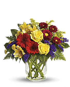 Garden Parade | Mixed Bouquets | Same Day Flower Delivery | Multi-Colored | Teleflora