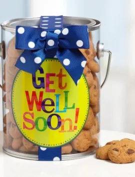 Get Well Soon! Chocolate Chip Cookies In A Can