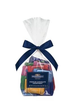 Ghirardelli Assorted Chocolate SQUARES Gift Bag