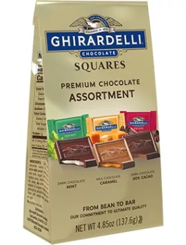 Ghirardelli Assorted Chocolate SQUARES Medium Bags