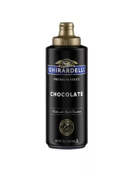 Ghirardelli Black Label Chocolate Sauce Squeeze Bottle Case