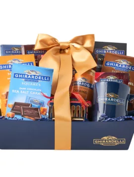 Ghirardelli Caramel Indulgence Chocolate Gift Basket - Flowerica®