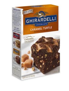 Ghirardelli Caramel Turtle Brownie Mix | case of 12 | Baking & Desserts - Flowerica®