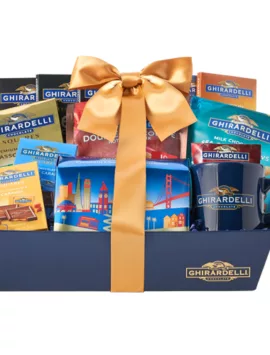 Ghirardelli Celebration Chocolate Gift Basket - Flowerica®