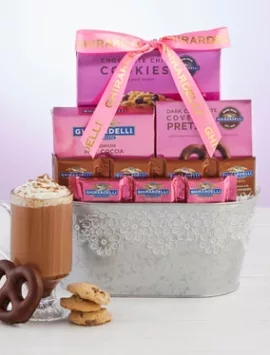 Ghirardelli Chocolates Gift Basket - Deluxe