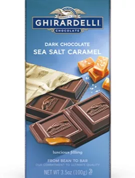 Ghirardelli Dark Chocolate Sea Salt Caramel Bar
