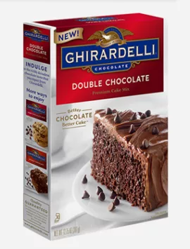 Ghirardelli Double Chocolate Cake Mix